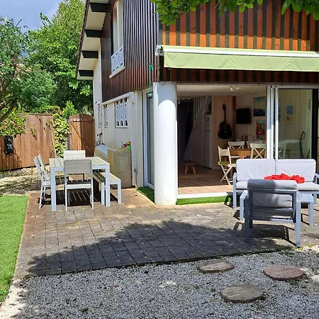 Maison De Climatisee Avec Jacuzzi Proche Du - Fr-1-831-12 Villa Biscarrosse